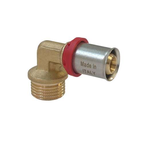 Coude à sertir M 1/2 x 16